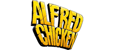 Alfred Chicken logo for GameBoy